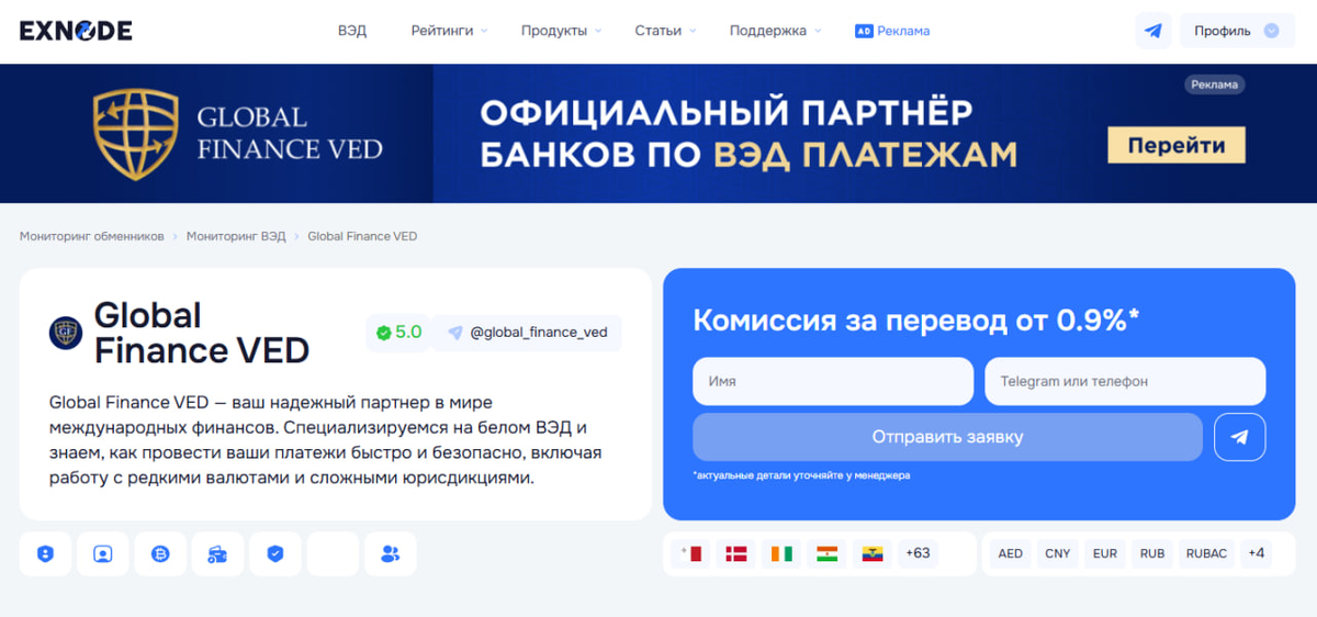 1. Global Finance VED