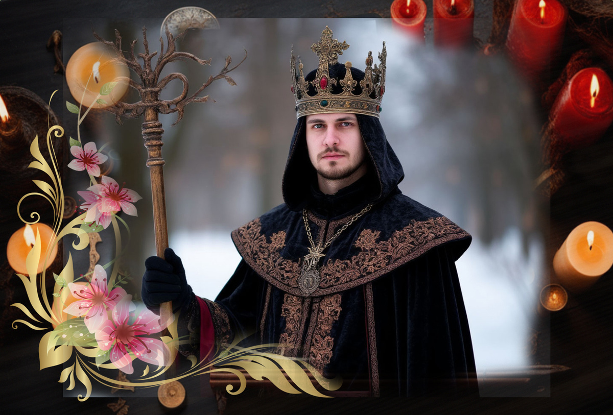 Король Жезлов - Таро для Весов на текущий месяц - 2026 год