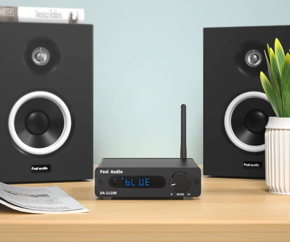 
Fosi Audio DA2120B - ультраминиатюрный Bluetooth аудиоусилитель.
Оснащен входами: USB, коаксиальным, оптическим, 3,5-мм AUX и PC, что дает вам больше возможностей при прослушивании высококачественной музыки.