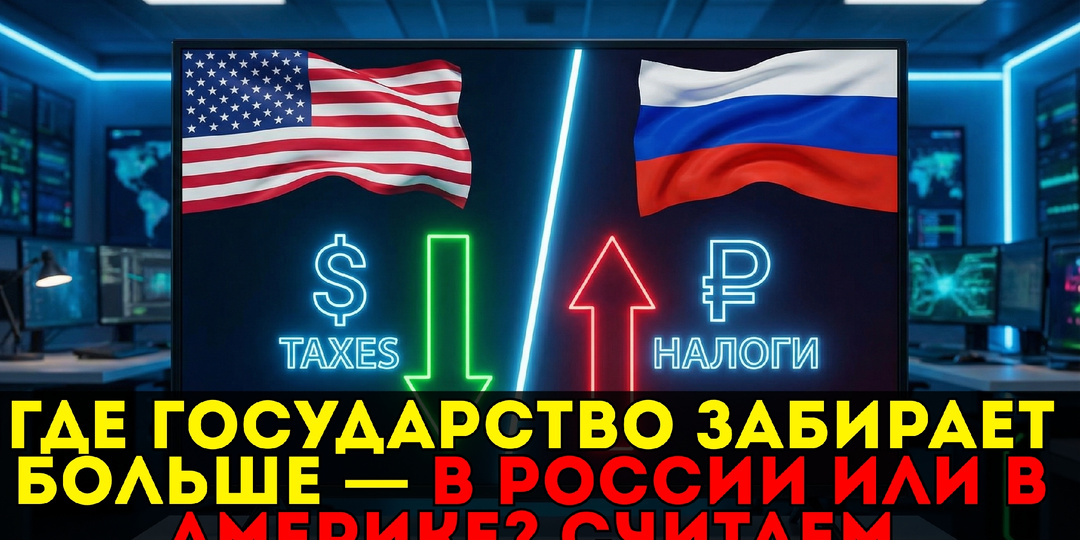 В России повышают налоги. Сколько теперь платит обычный человек — и как это выглядит в США