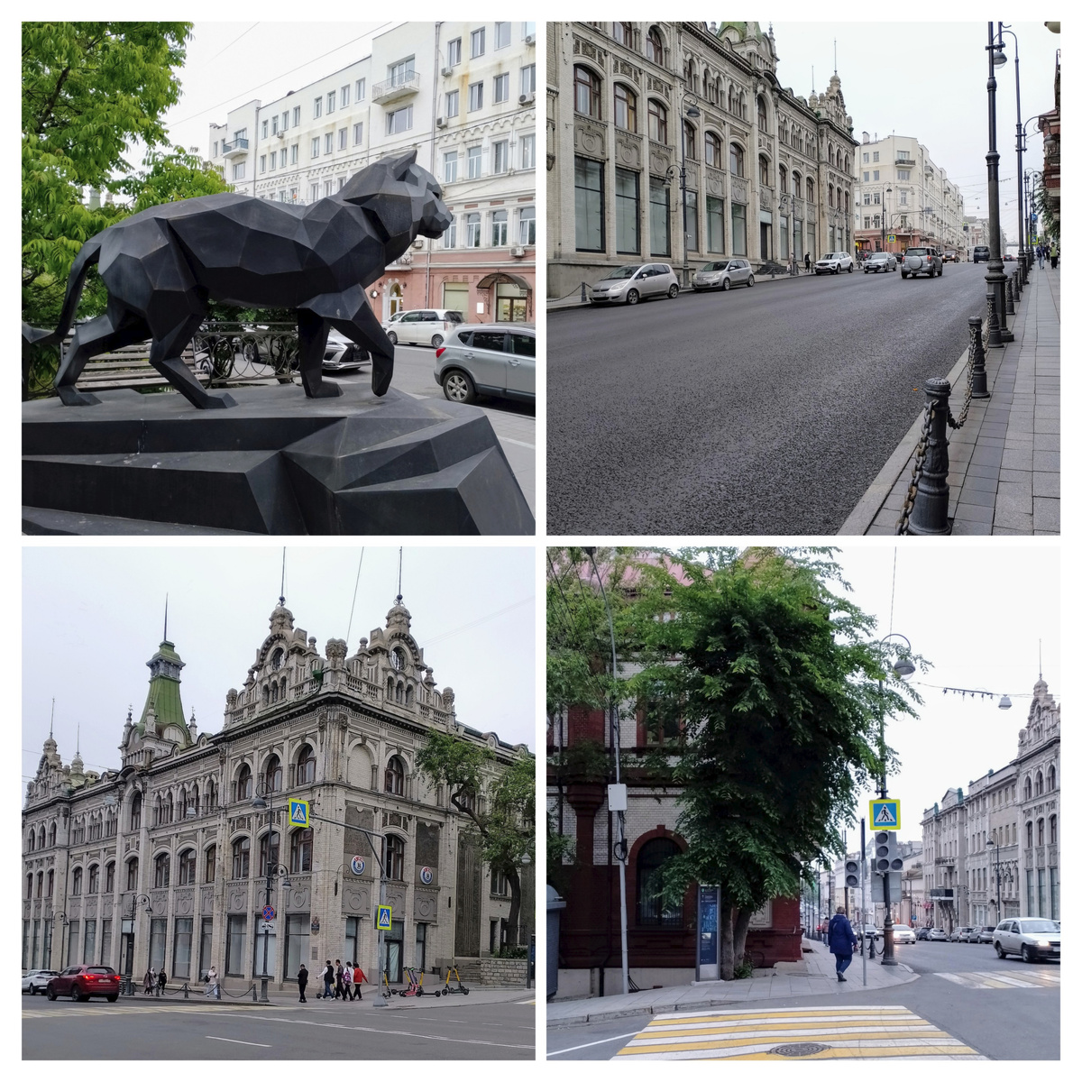 улица Светланская в средней части.