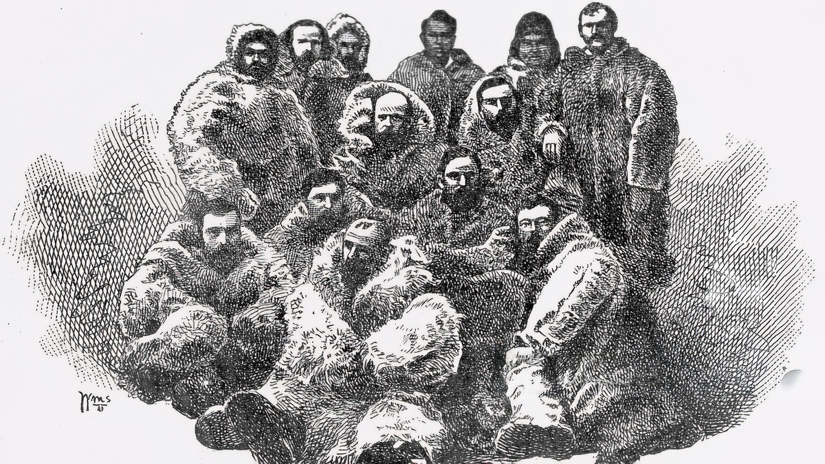 Выжившие участники экспедиции де Лонга в Якутске