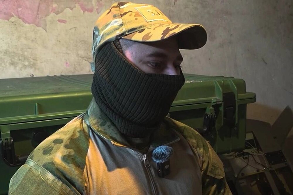    Техник расчета БПЛА с позывным Кулек. Фото: Министерство обороны РФ