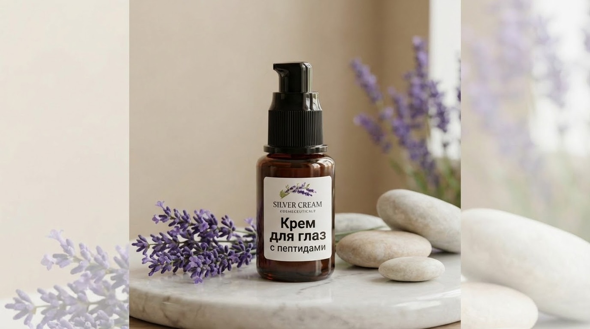 Крем для глаз с пептидами hand made
