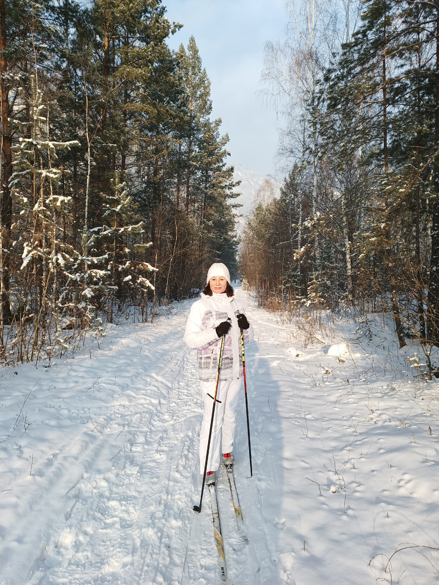 Настоящая зима в нашем красивом сибирском посёлке