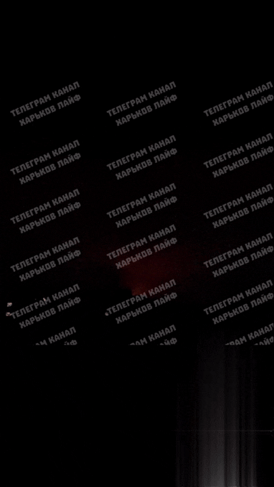    Удары по Харьковщине. Видео: "Хроники "Гераней"