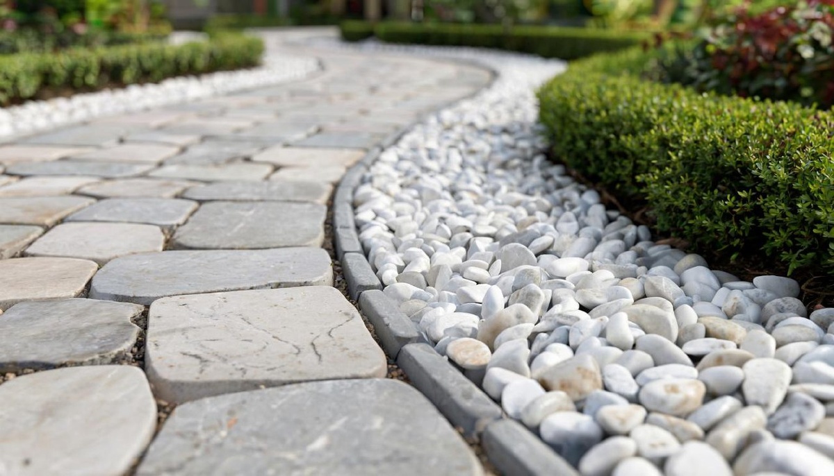 Дорожки из галтованных камней — комфорт и стиль в одном материале