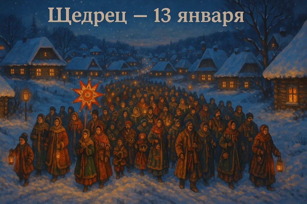    Щедрец (Щедрый вечер) — открытки
