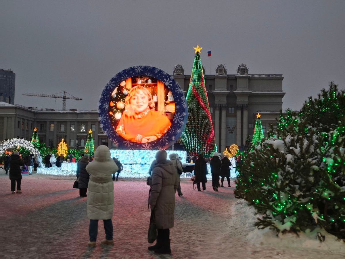 Самара, площадь Куйбышева. 8 января 2026г. Фоо автора