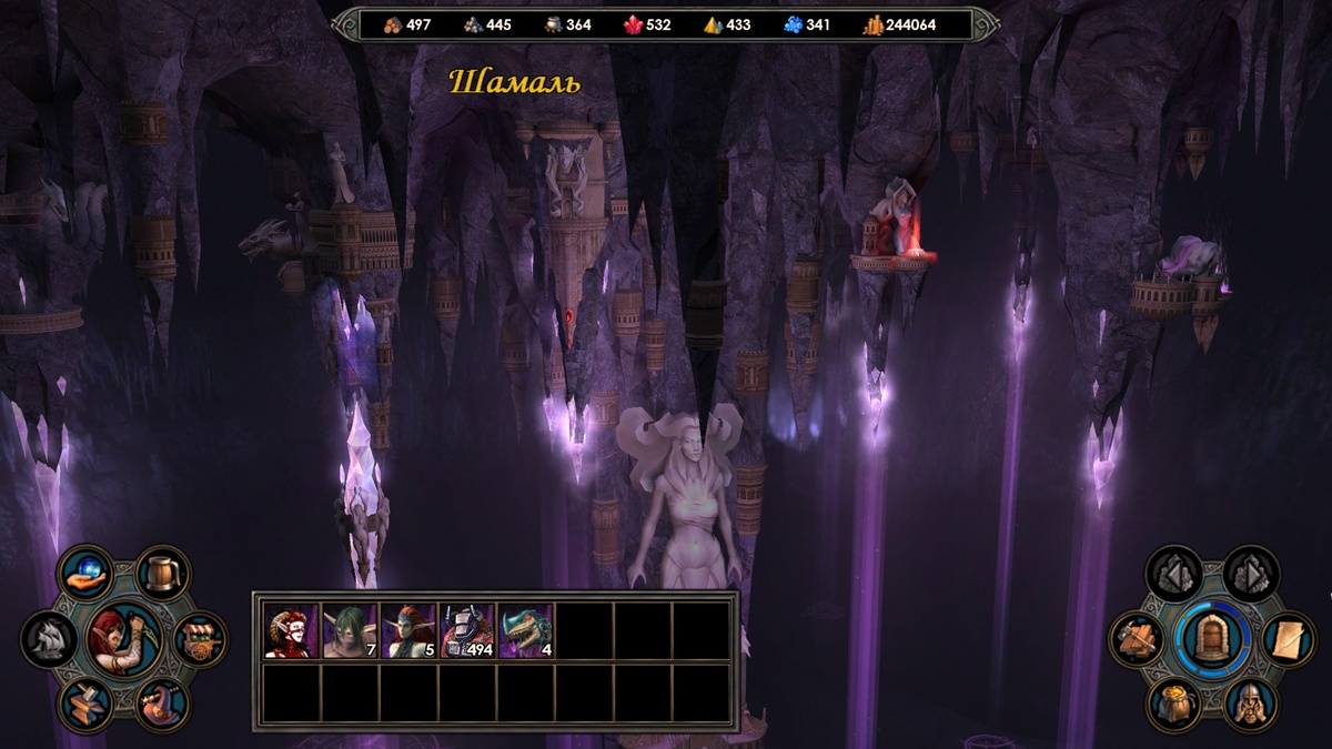 Сидящая в городе Кифра — обычное дело: эта специалист на минотавров со стартовым "Лидерством" даёт там архинужные приросты! Скриншот из игры.