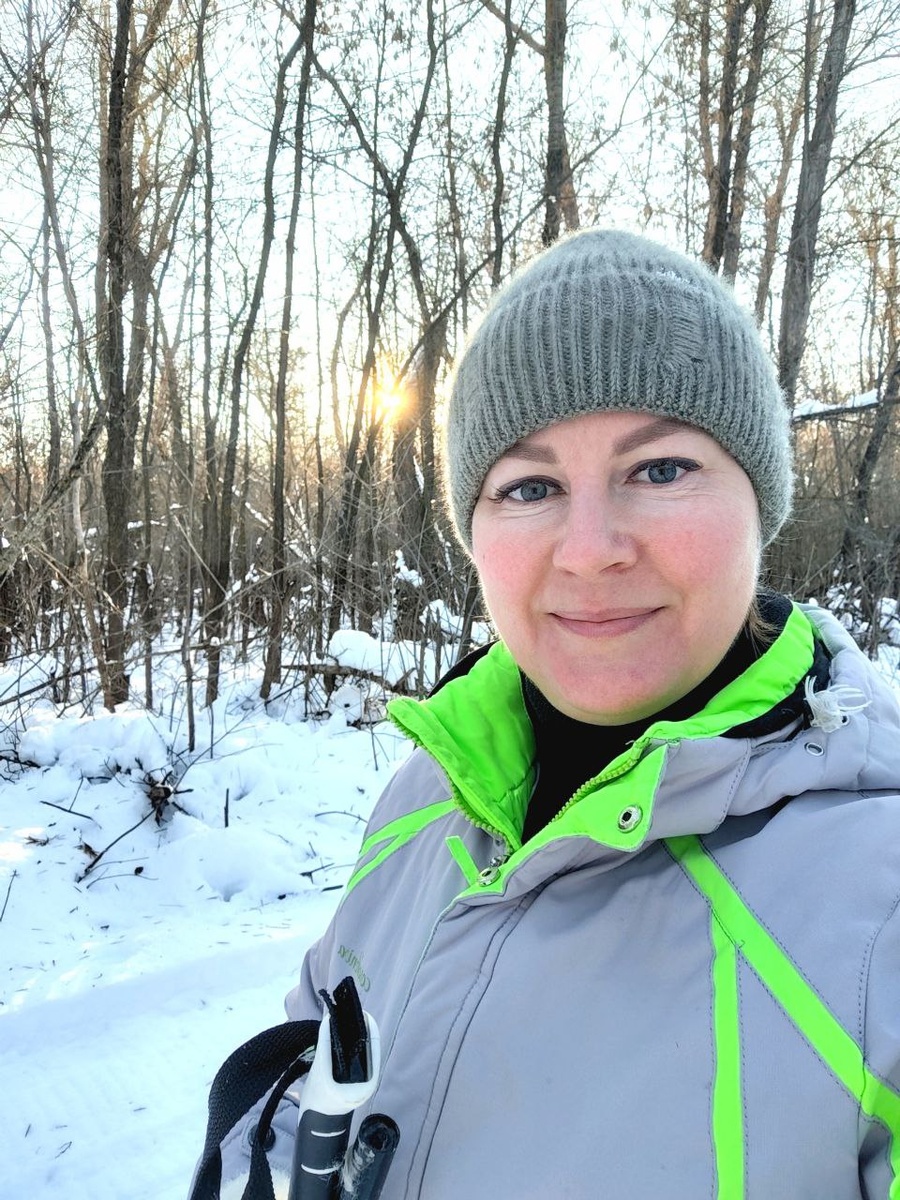 Шлю вам из леса пламенный лыжный физкульт привет)