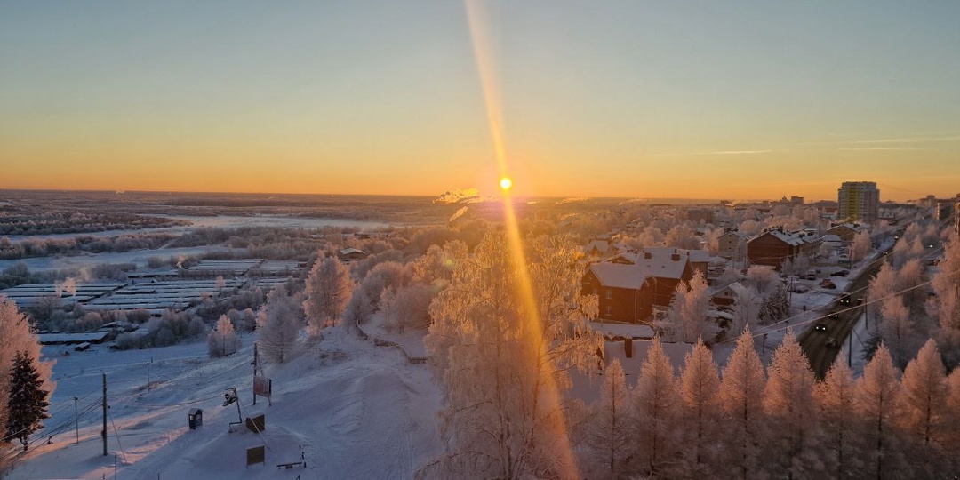 С прекрасным зимним утром