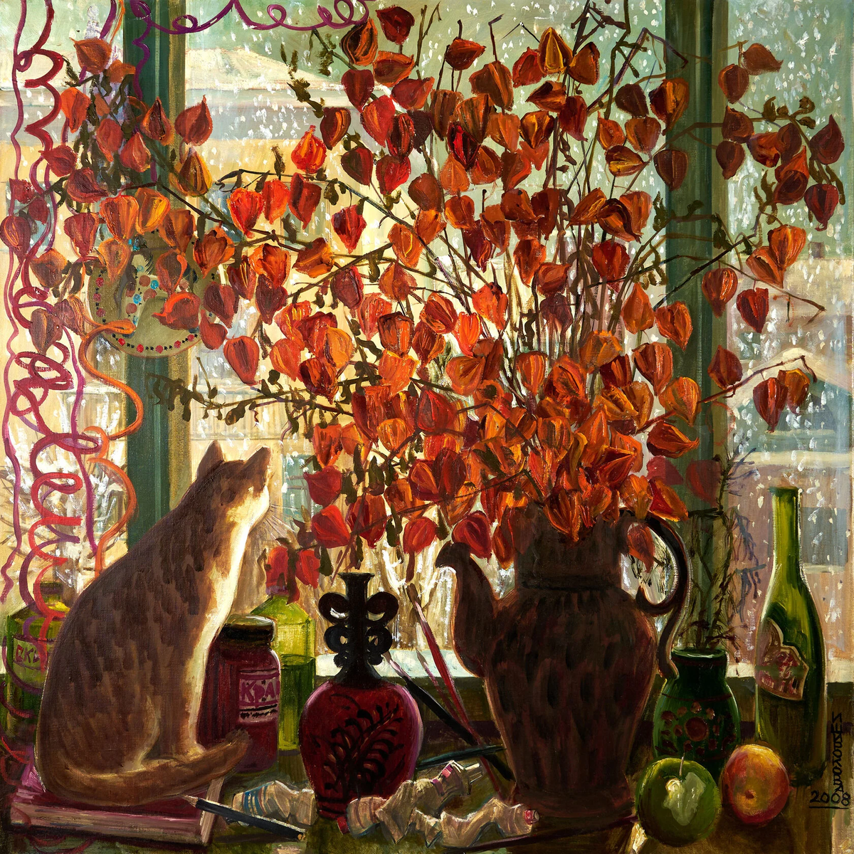 Снег. Моё окно