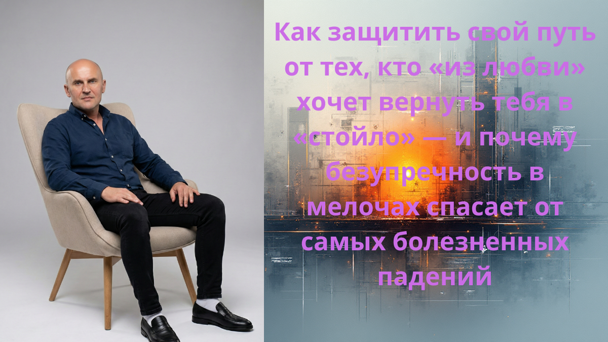 Как защитить свой путь от тех, кто «из любви» хочет вернуть тебя в «стойло» — и почему безупречность в мелочах спасает от самых болезненных падений