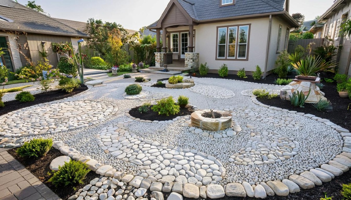 Галтованные камни — гармония и сила в ландшафтном дизайне