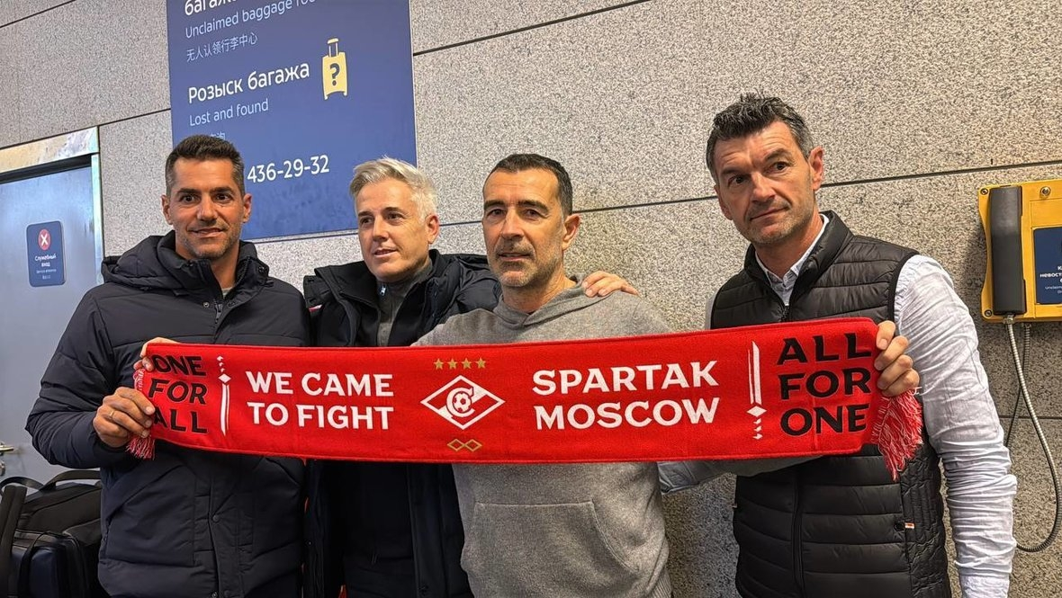 Новый главный тренер Хуан Карседо и его помощники прибыли в Москву. Фото из интернета.