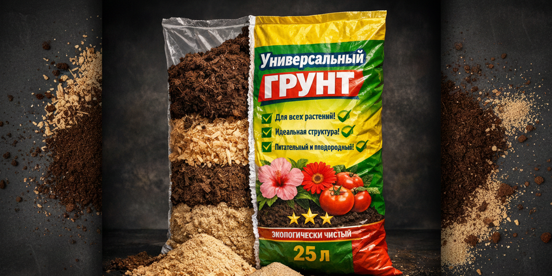 Уловка маркетологов. Что на самом деле насыпано в «универсальный» грунт.