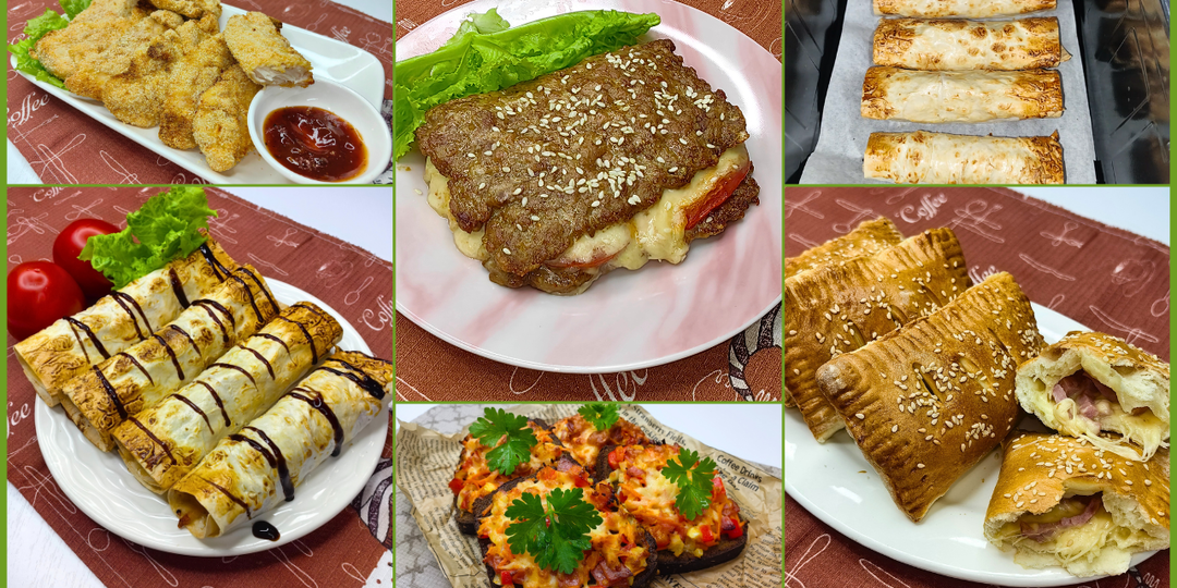 Лучшие перекусы в аэрогриле: сосиски в лаваше, слойки, стрипсы и бутерброды