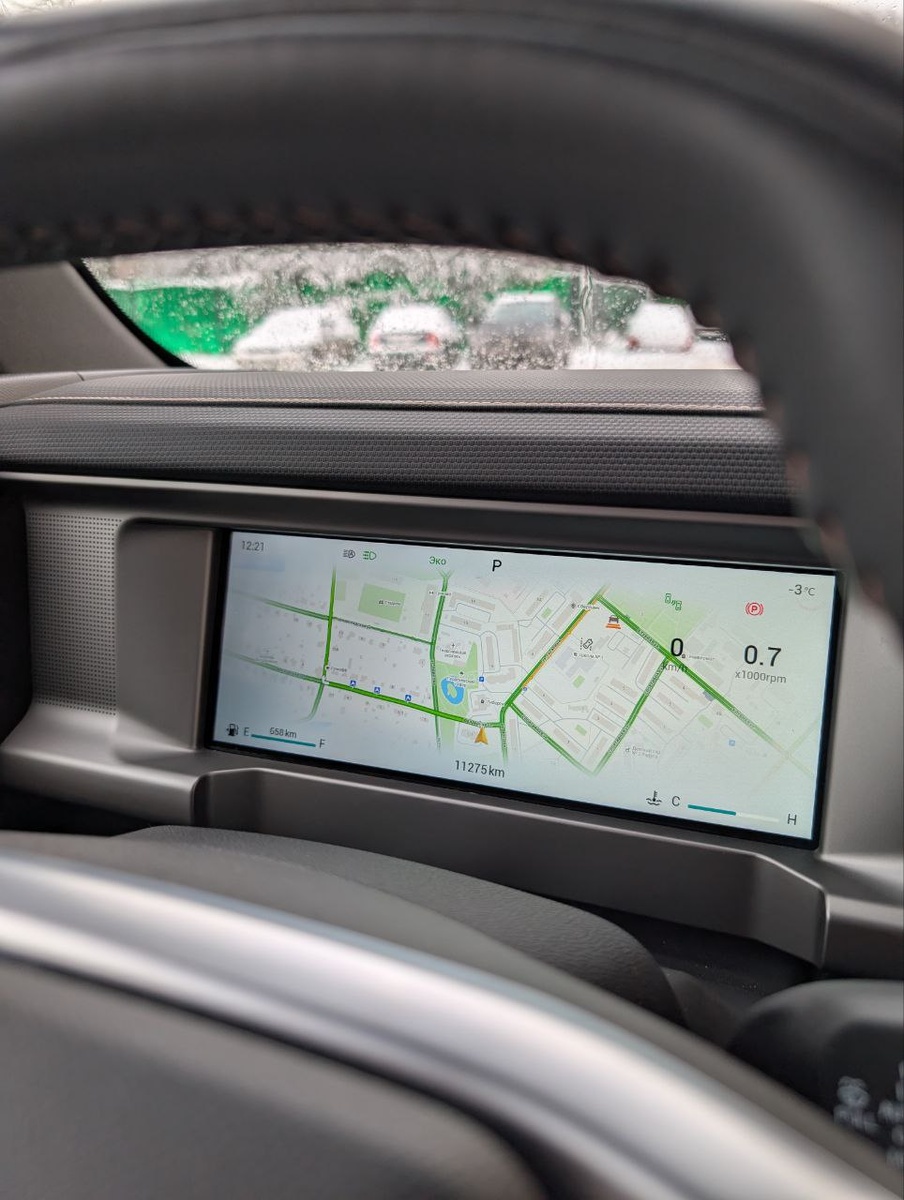 Вывод навигации на панель приборов в Jetour T1, T2