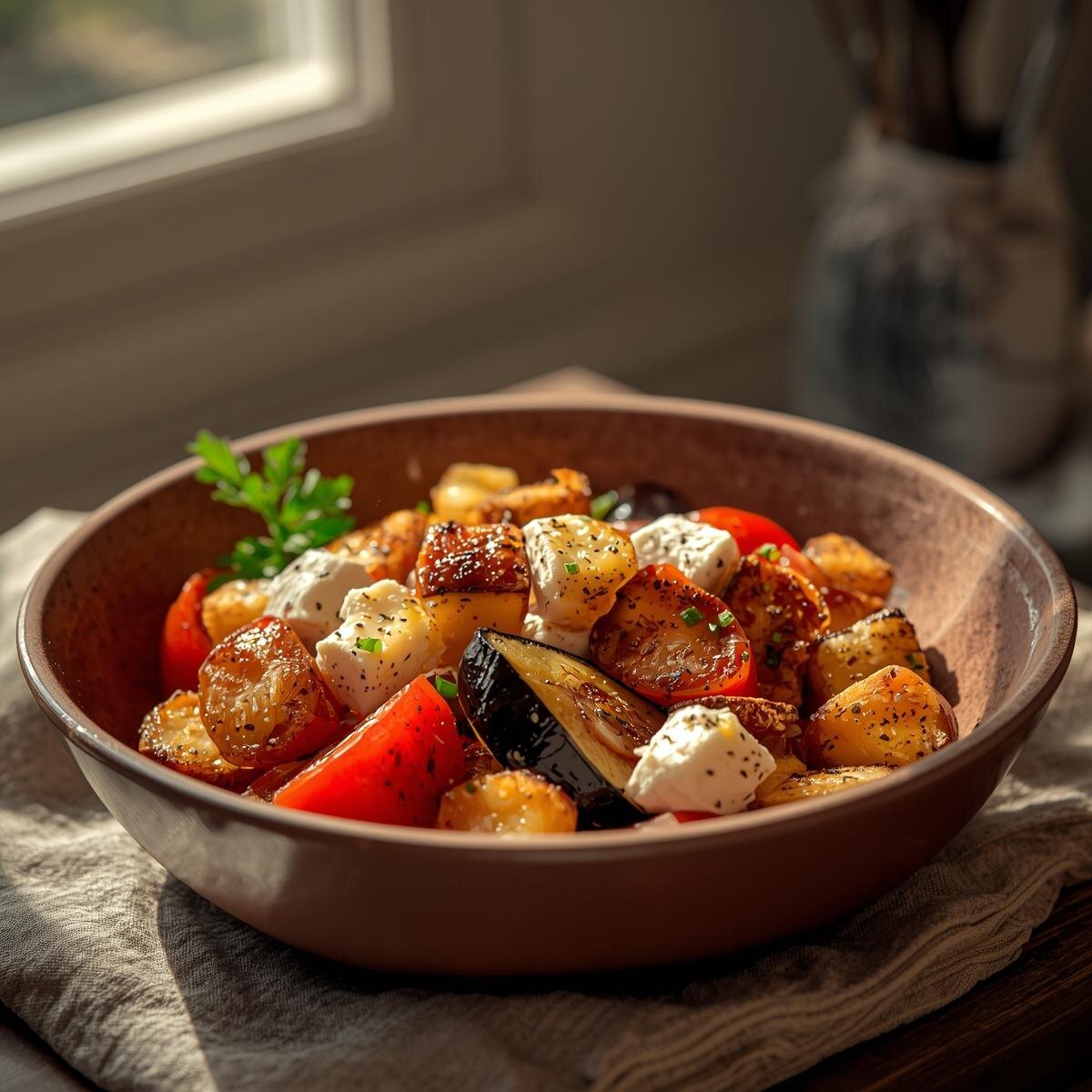 Салат с баклажанами