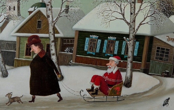 Картина Валентина Губарева "Похищение"