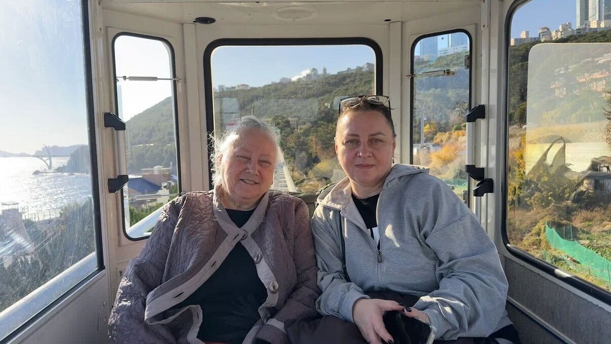 Бабушка с мамой в Пусане