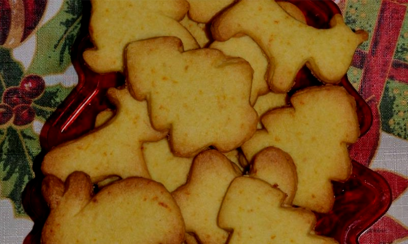 Мандариновое печенье