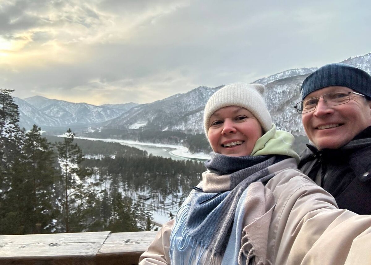 На смотровой плащадке в Тавдинских пещерах