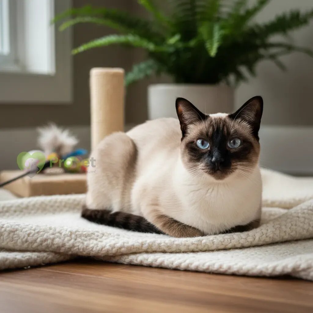 Тайская кошка окраса сил-пойнт