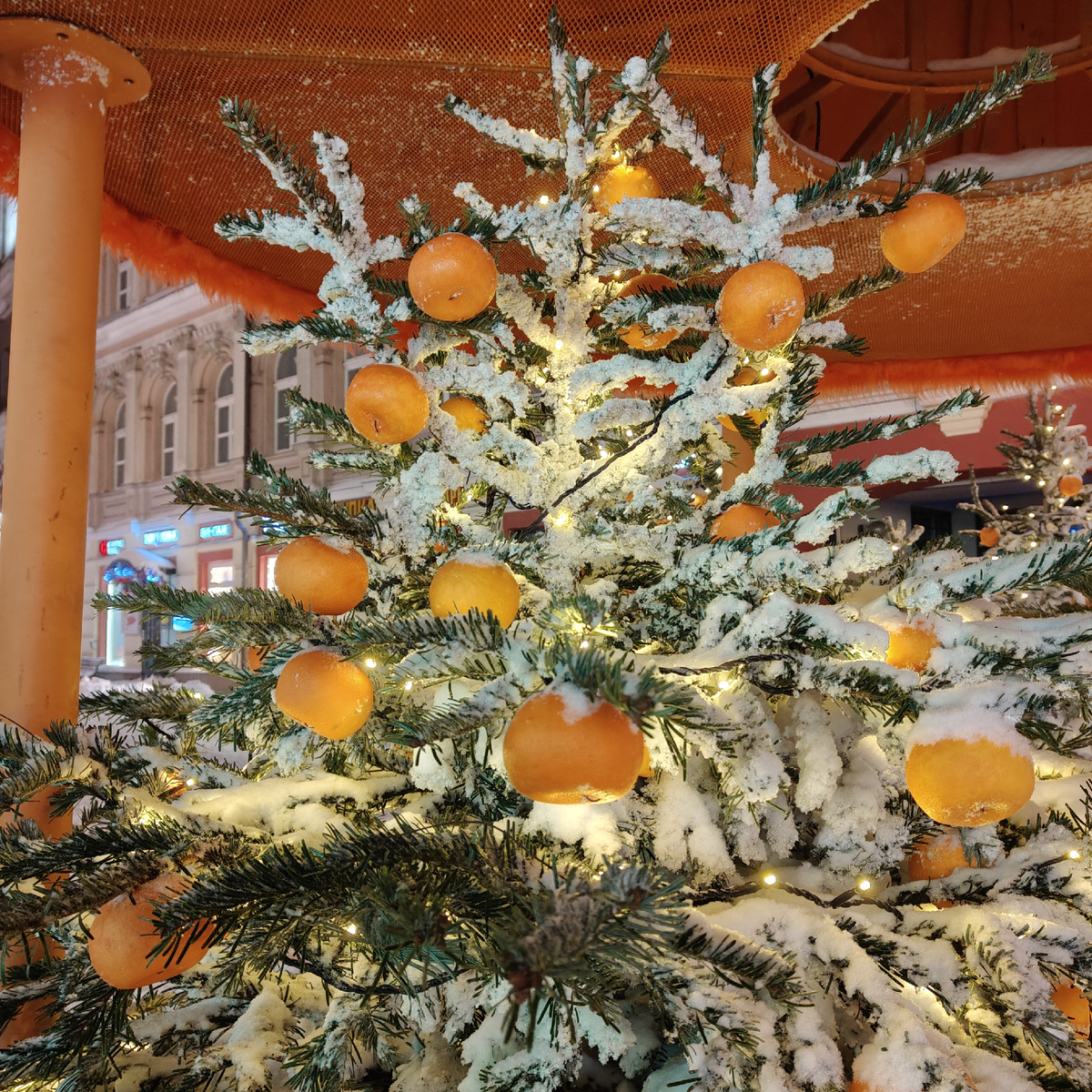 Мандариновый Старый Арбат (фото автора)