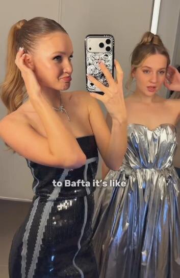 Настя Федько и ее спорный выход на «красную дорожку» BAFTA