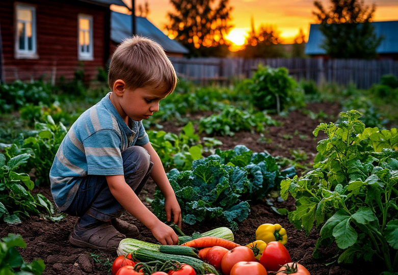По ночам с огородов пропадали овощи. Правда оказалось горькой