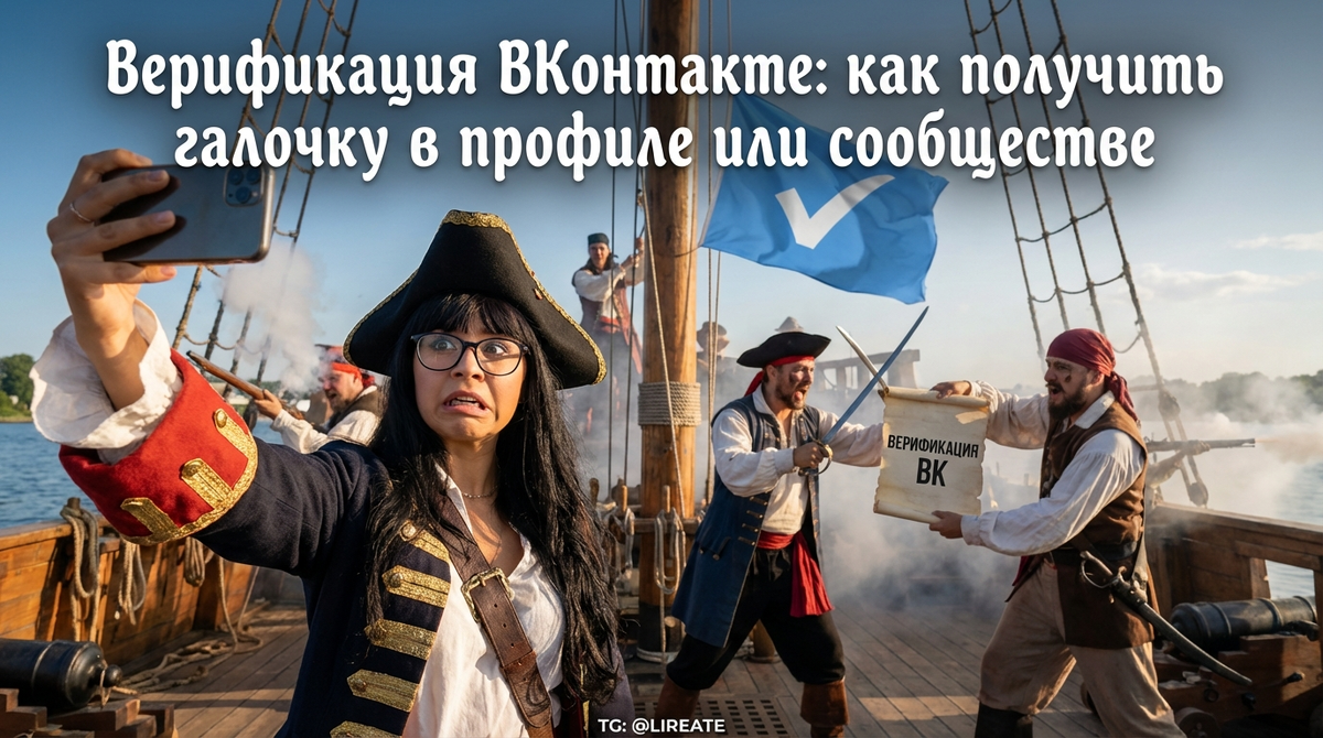    Как получить верификацию в ВКонтакте Лирейт