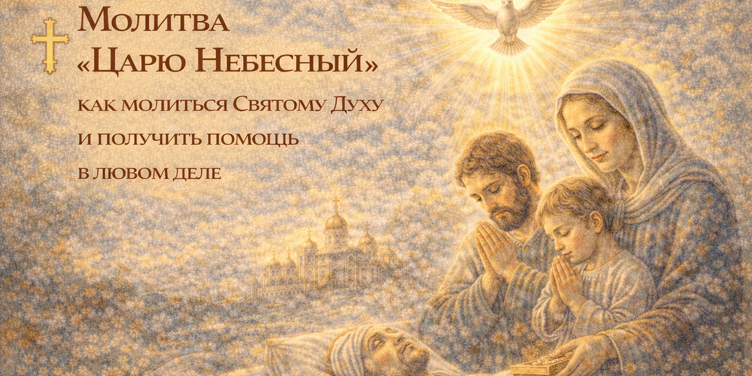 Молитва "Царю Небесный": как молиться Святому Духу и получить помощь в любом деле
