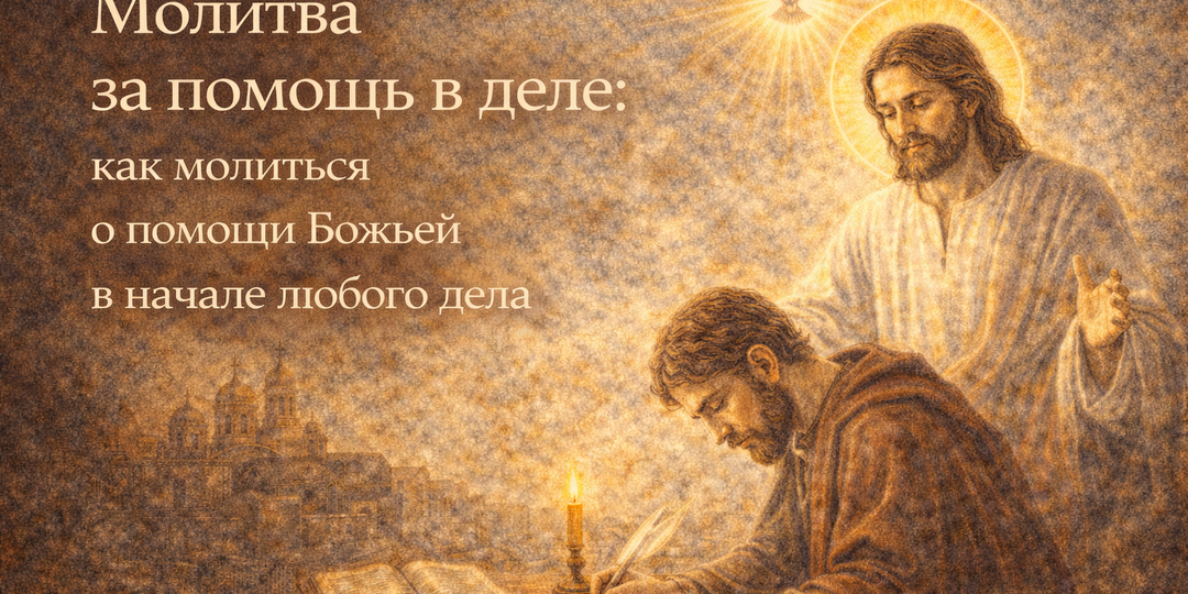 Молитва за помощь в деле: как молиться о помощи Божьей в начале любого дела