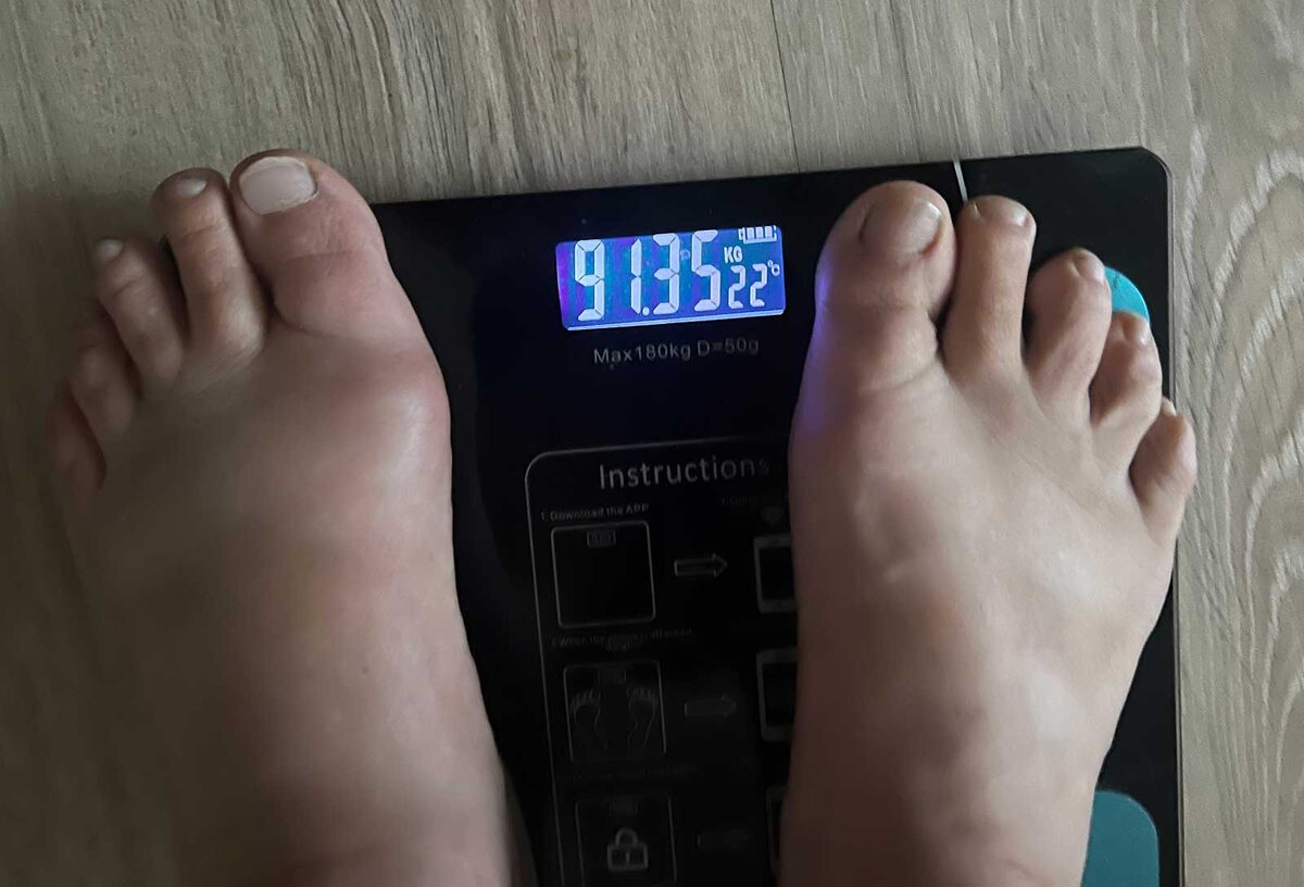 Вес на 31 декабря