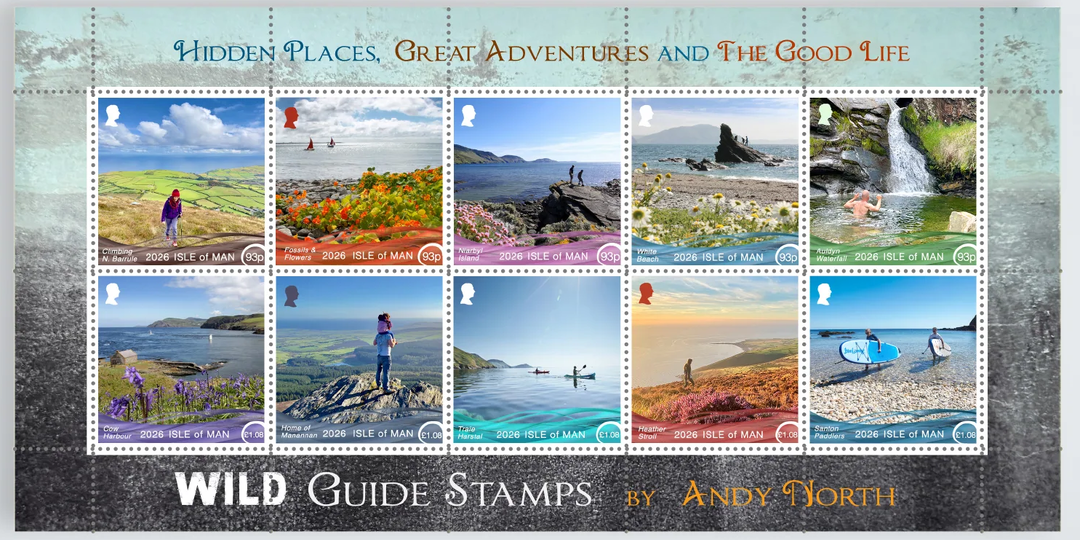 Красоты острова Мэн. Первый выпуск почтовых марок в 2026 году.