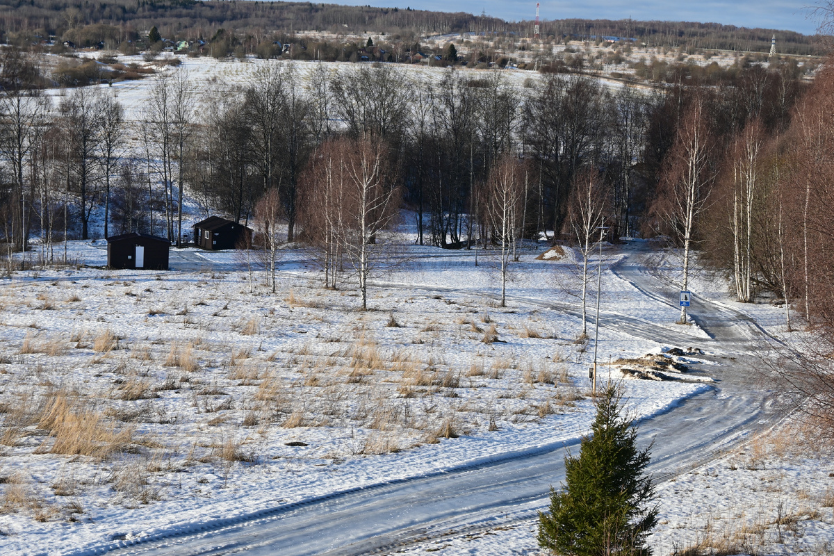 Кемпинг ТехноХутор, домики и банька, вид с капитанского мостика