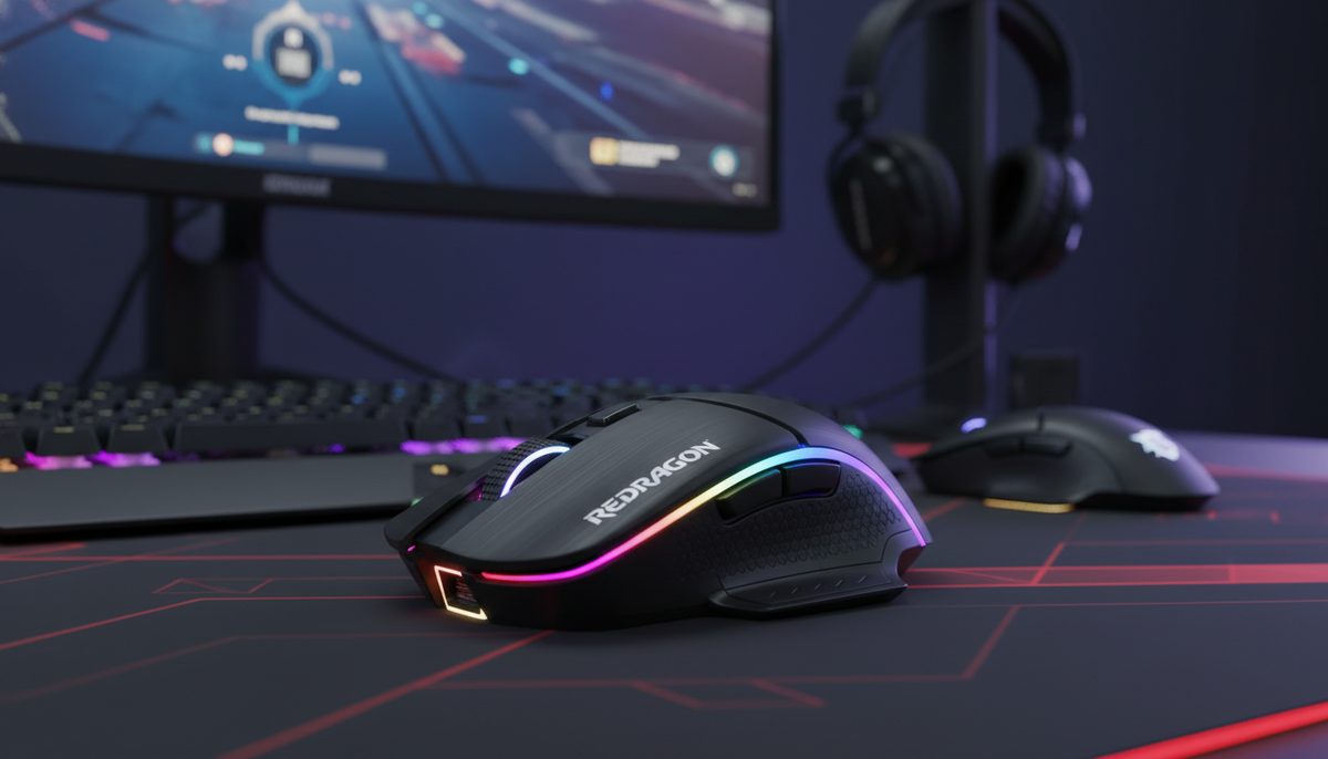 Мышь Redragon K1ng 4K Pro беспроводная черный (72211)