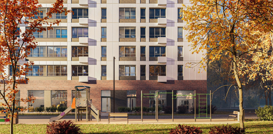     На Дмитровском шоссе продолжается строительство дома по программе реновации на 275 квартир