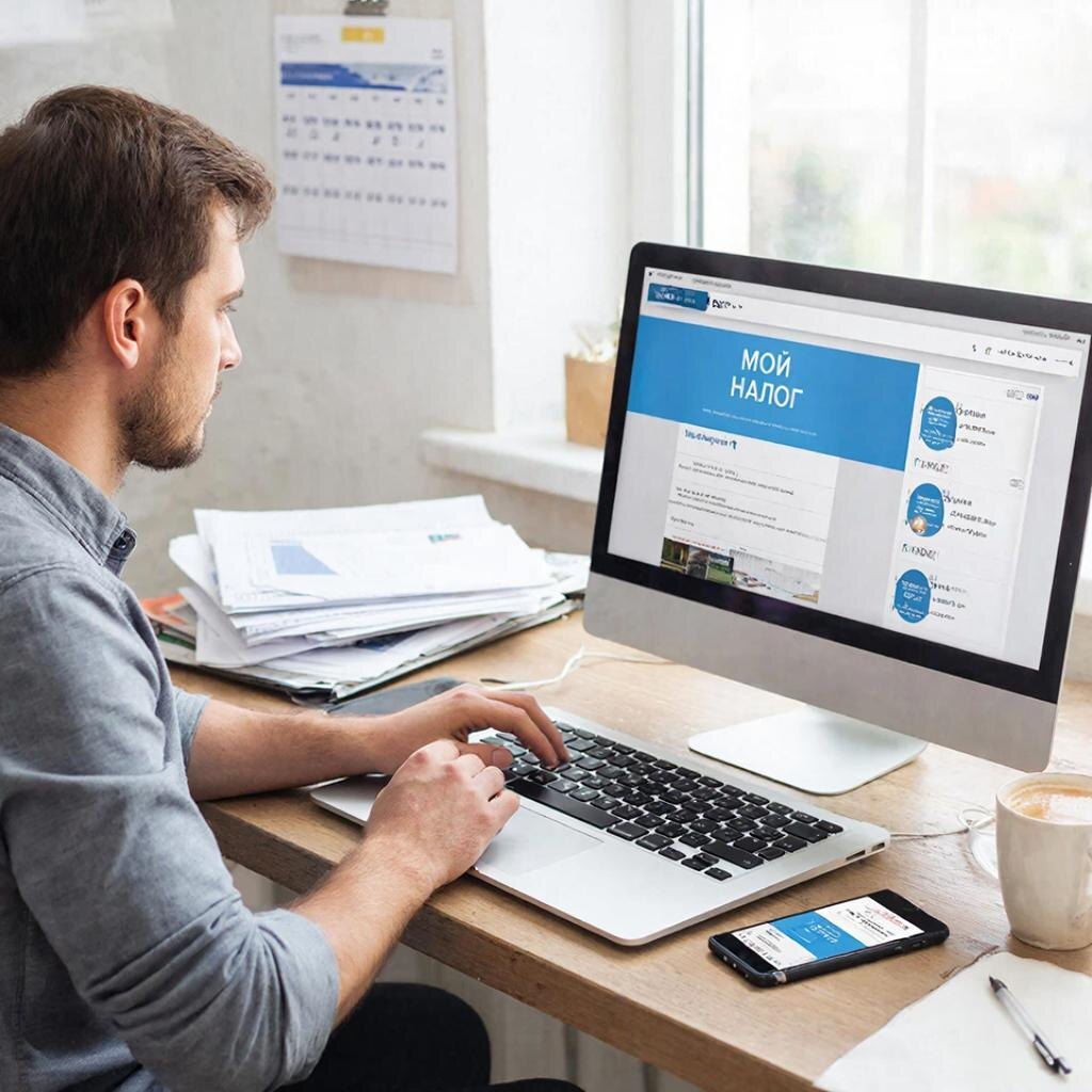 Самозанятый обязан сформировать чек. Фото создано ИИ.