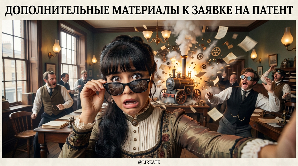   Дополнительные материалы к заявке на патент: когда они допустимы и как подать Лирейт