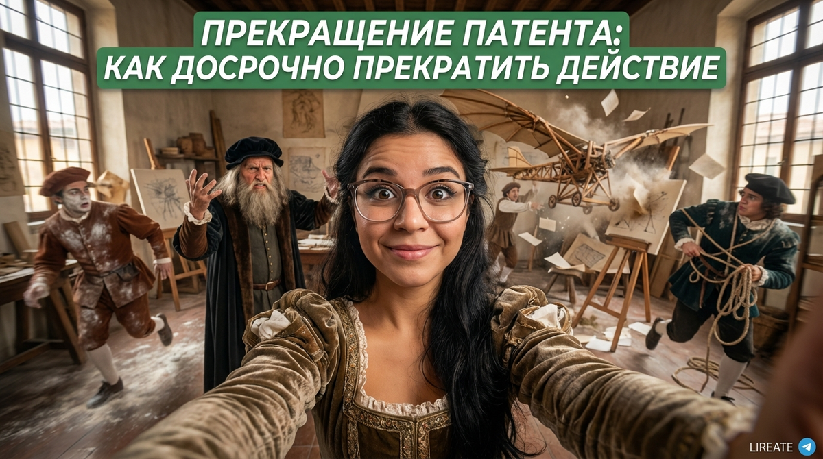    Как правообладателю прекратить действие патента Лирейт