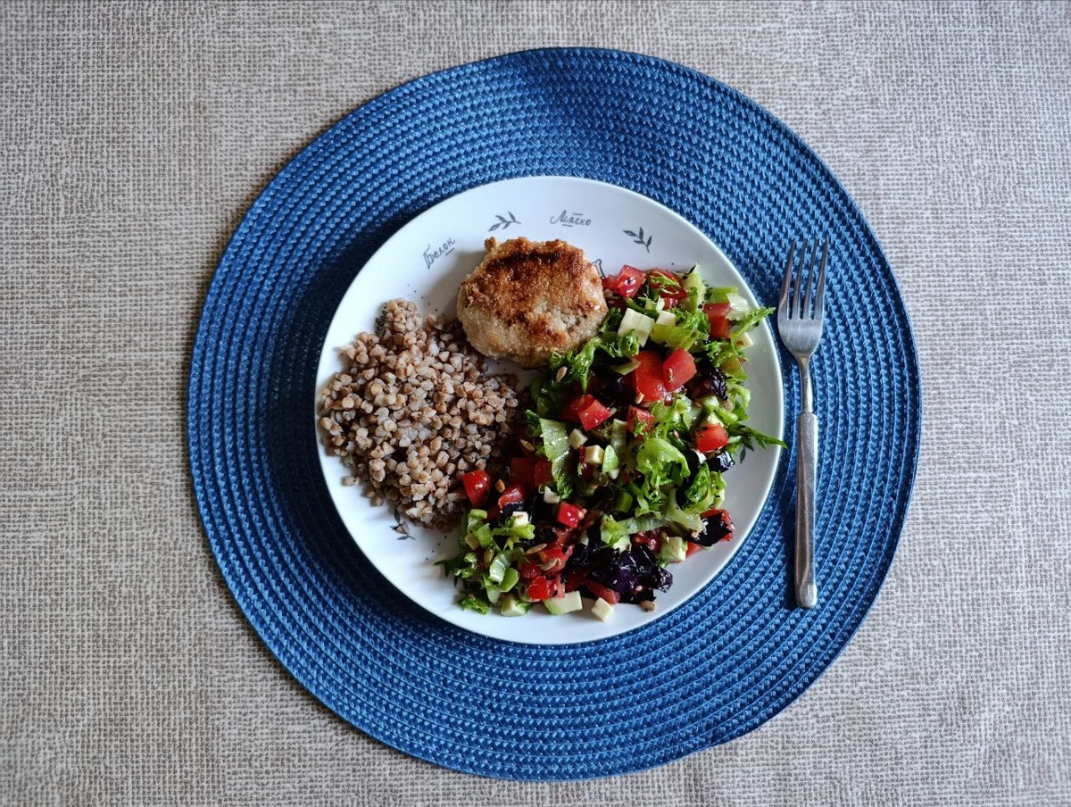 Правильный размер тарелки и пропорции