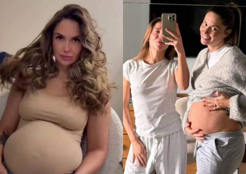    Агата Муцениеце, несмотря на поздний срок беременности, демонстрирует активный образ жизни