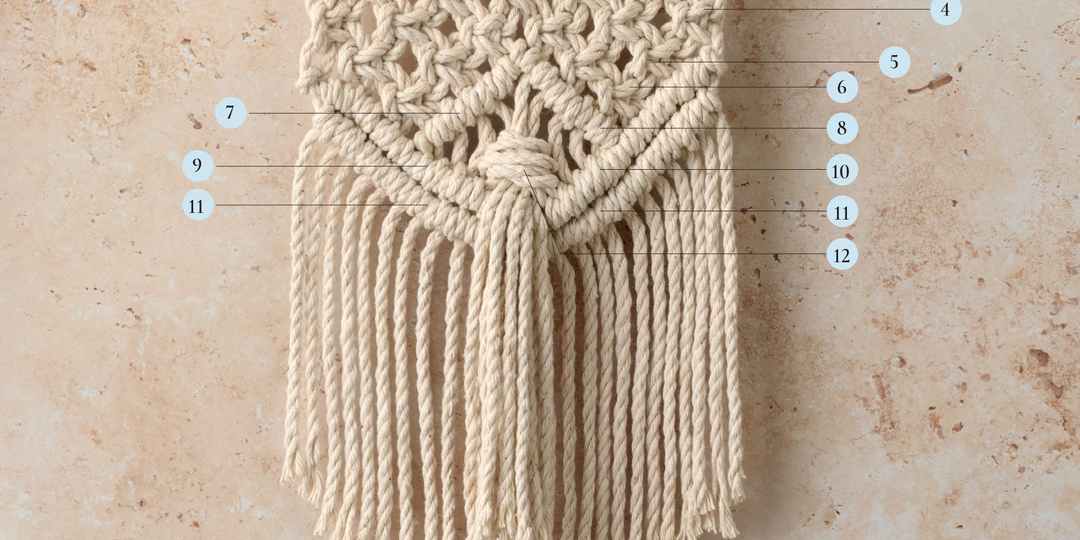 Праздничная гирлянда в технике макраме: уютный декор за один вечер