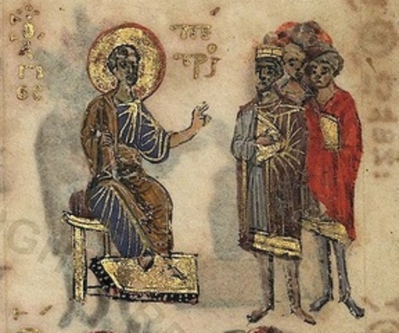 Апостол Пётр. 11 в. Псалтирь Барберини.