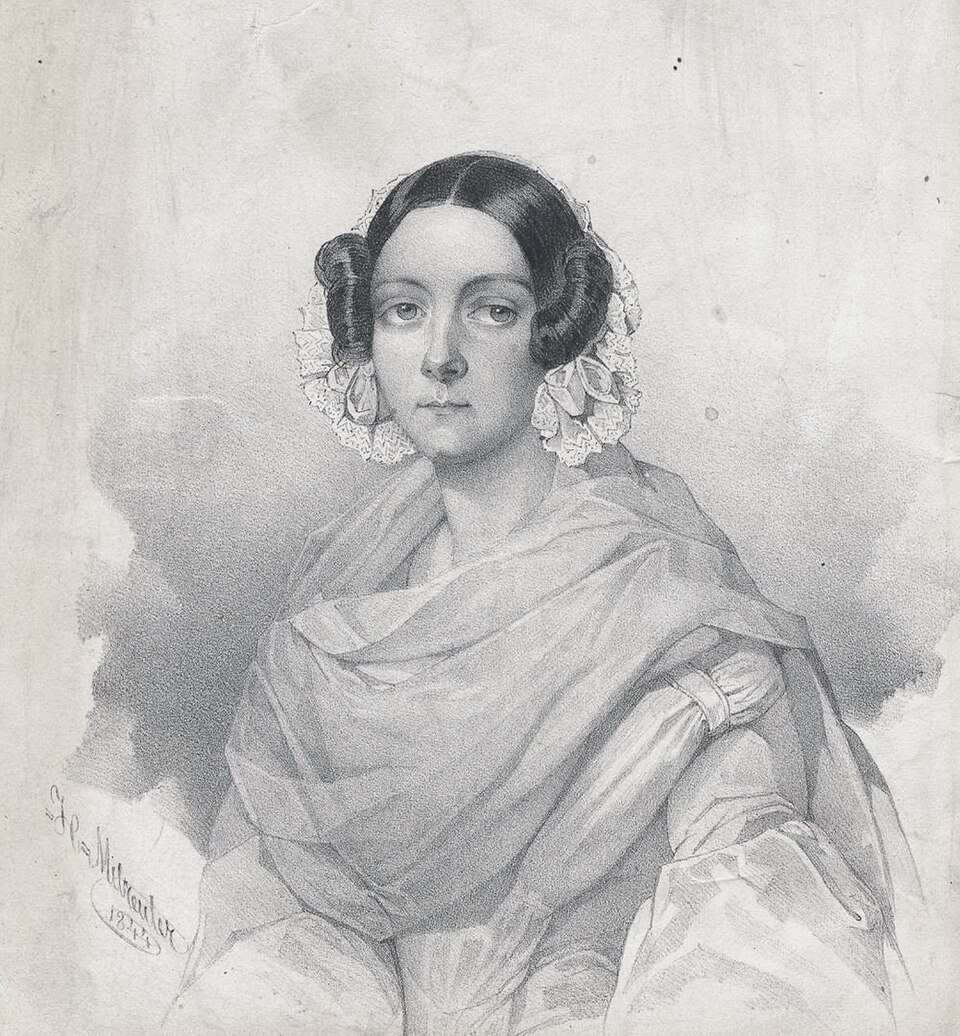 портрет Пашеньки с литографии