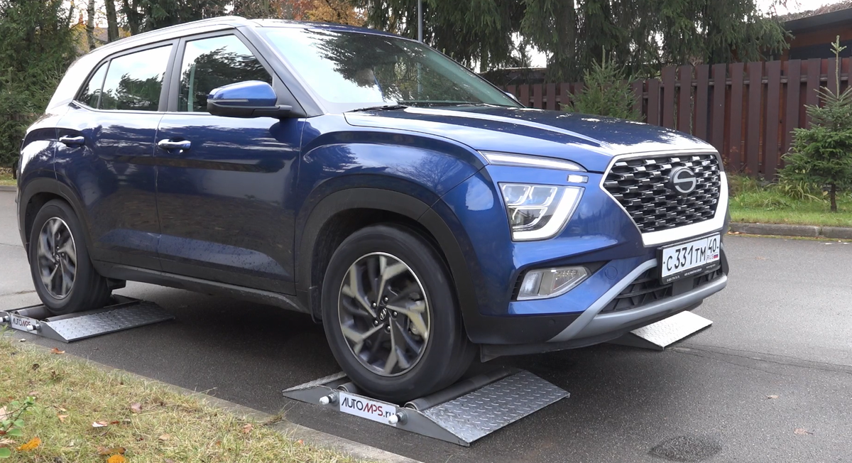 Как работает полный привод кроссовера - тест роликами!