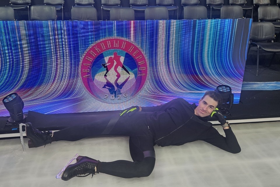    Сергей Шубенков на время сменил шиповки на коньки из личного архива героя(ев) публикации